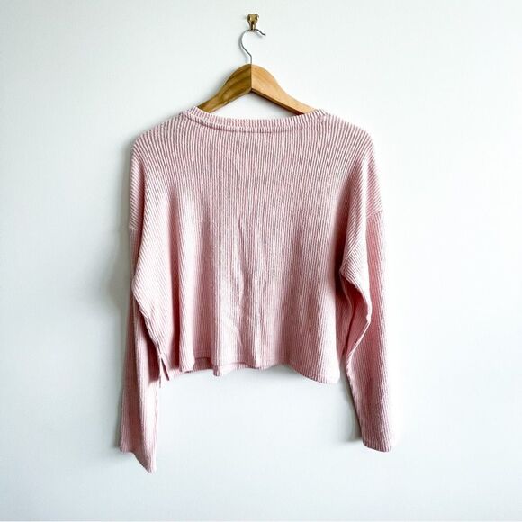 Calvin Klein cropped pink sweater - Picture 5 of 9